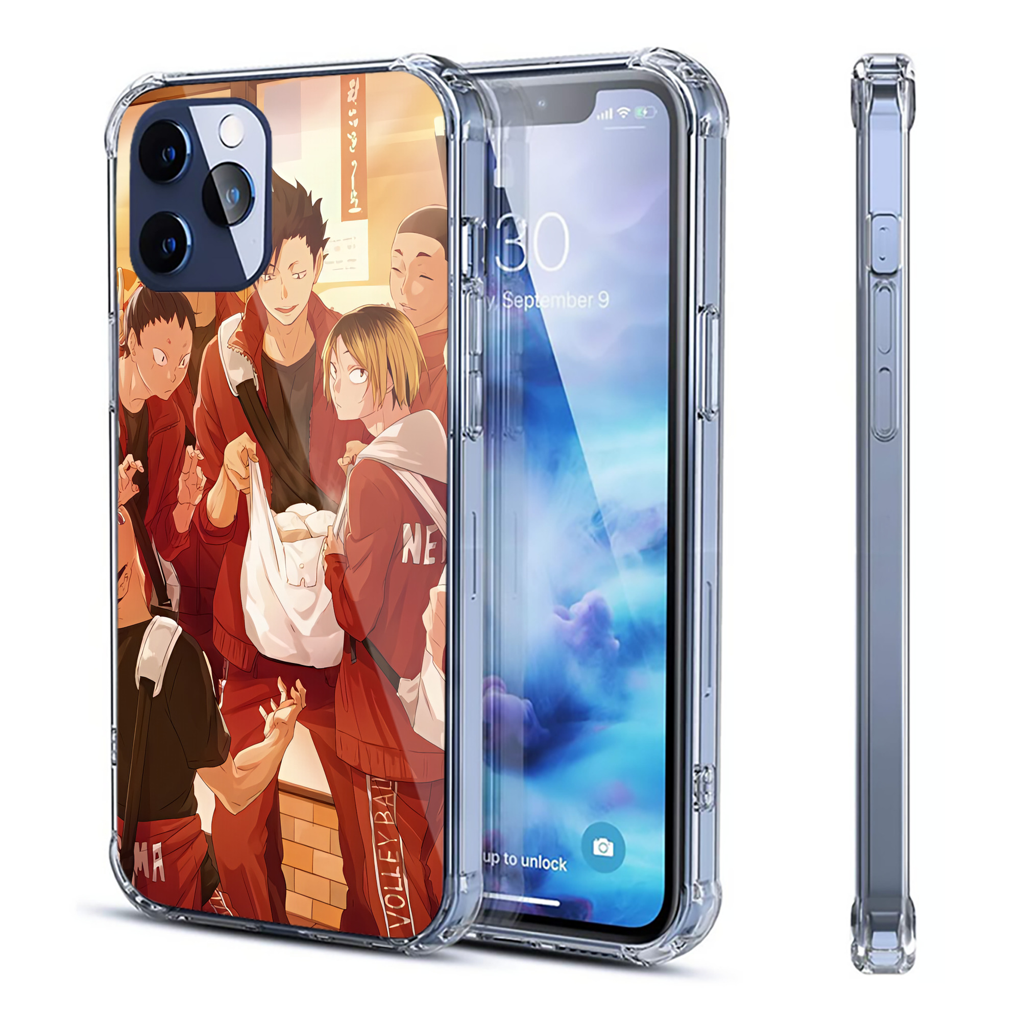 （画像用） ハイキュー!! Haikyu!! 【iPhone 12シリーズ対応】透明スマホケース（クリアソフトケース）